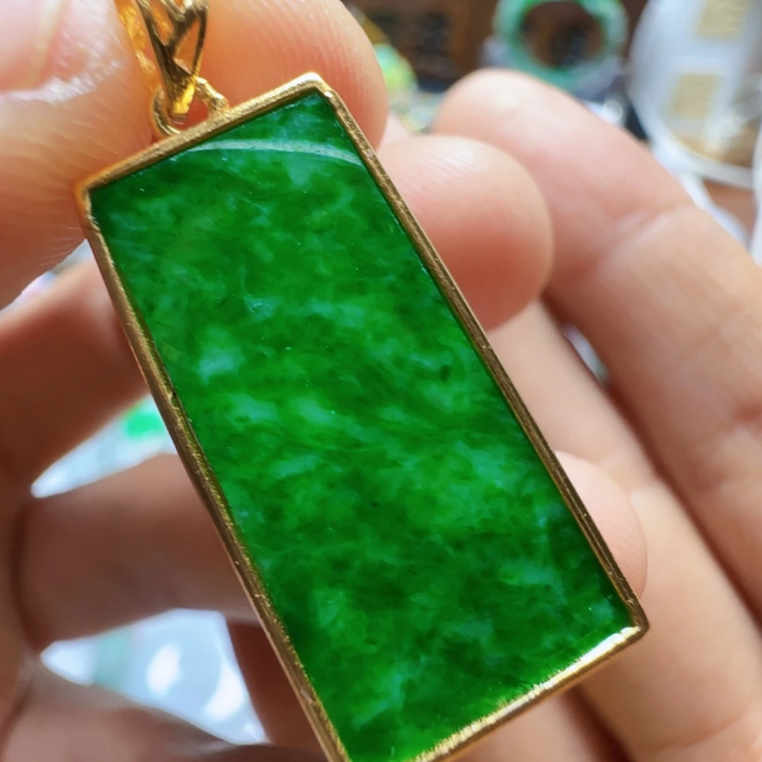 翡翠银S925镶嵌手镯翡翠460