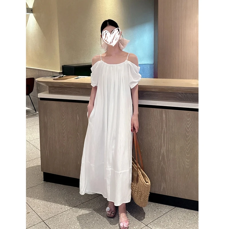 【心动长裙】法式浪漫长款温柔宽松两面可穿显瘦简约连衣裙