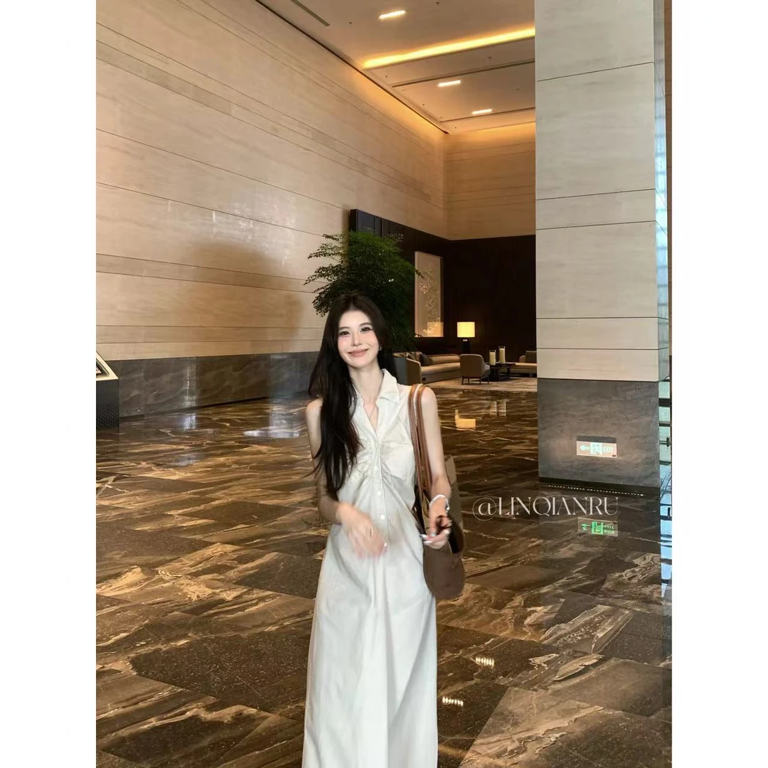 【OYANXI！清清！】气质显瘦时尚设计感长款夏季裙子AJ-口8938