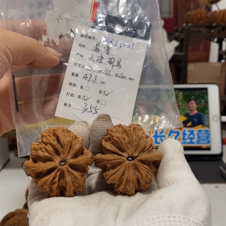 把件文玩核桃暴雪狮子头，25025.41