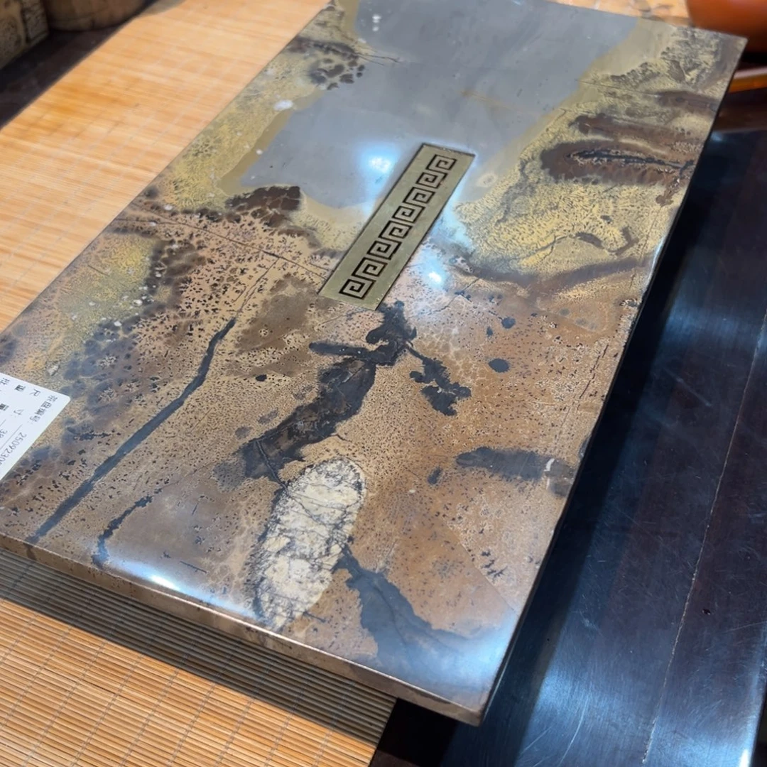 天然国画石湿泡台38*20