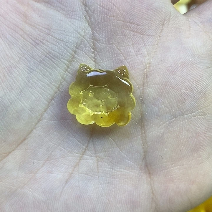 吊坠橄榄核小羊头