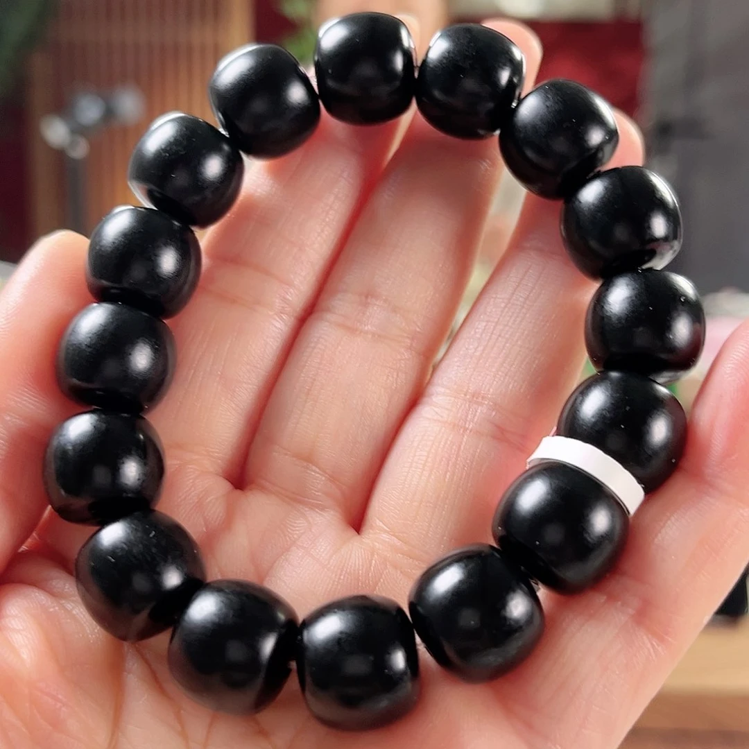 和田玉手链未镶嵌新疆和田玉塔青老型