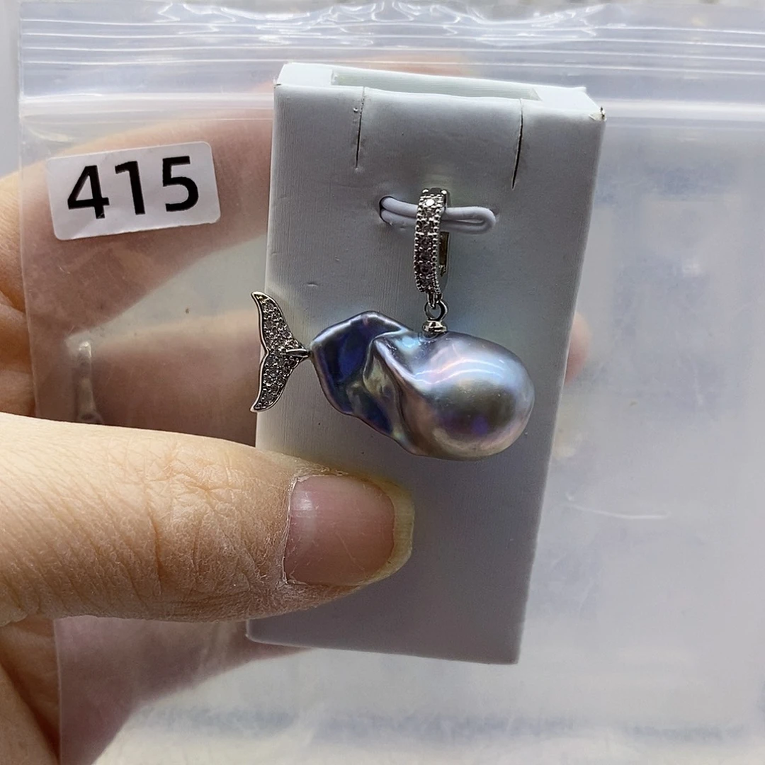 颈饰合金淡水珍珠