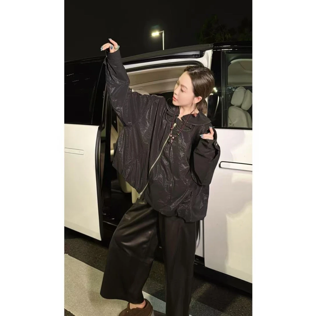 重塑未来！定制金属丝花苞领上衣！GZ6361