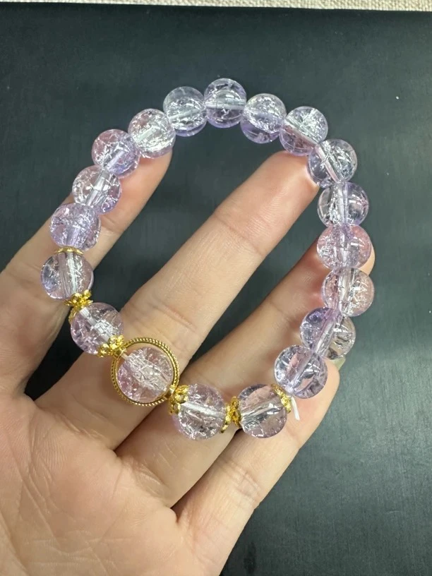 精美天然紫水晶卡10毫米设计款手串