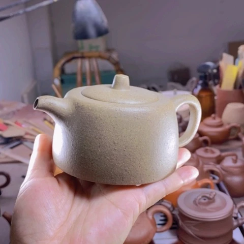 茶壶紫砂原矿紫砂壶井兰250c c