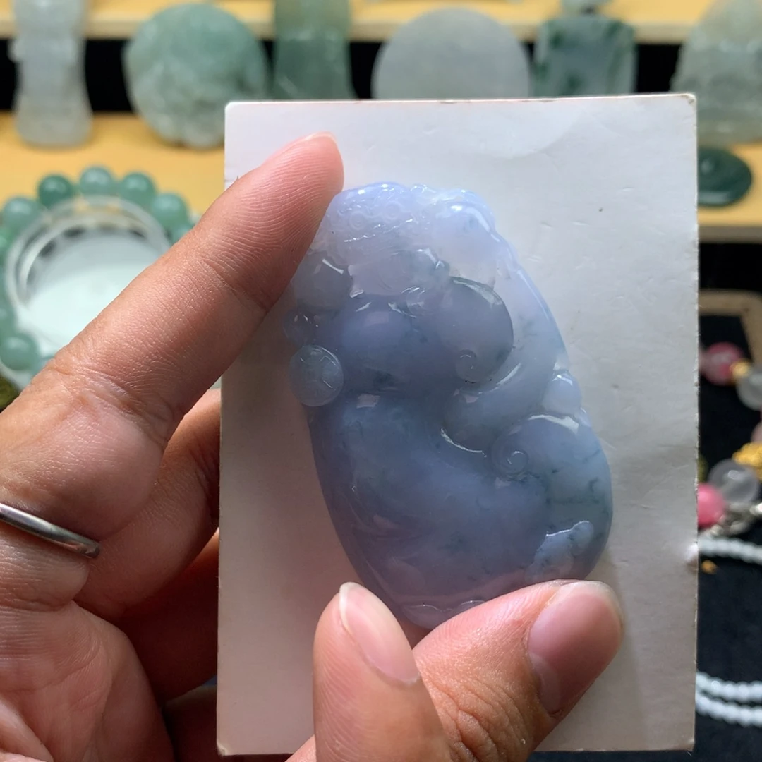 翡翠未镶嵌颈饰000