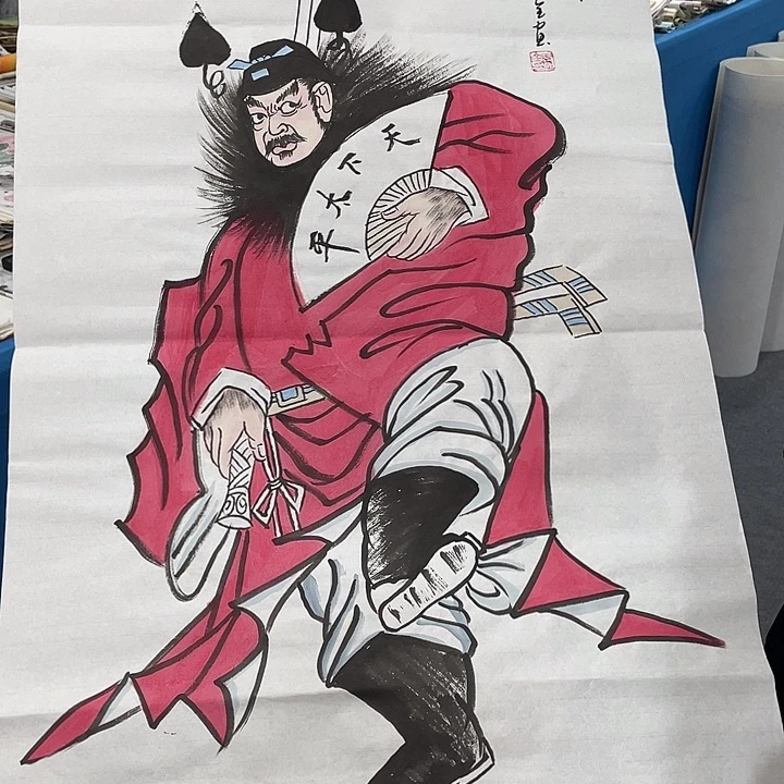 国画今天上午国画作品展示
