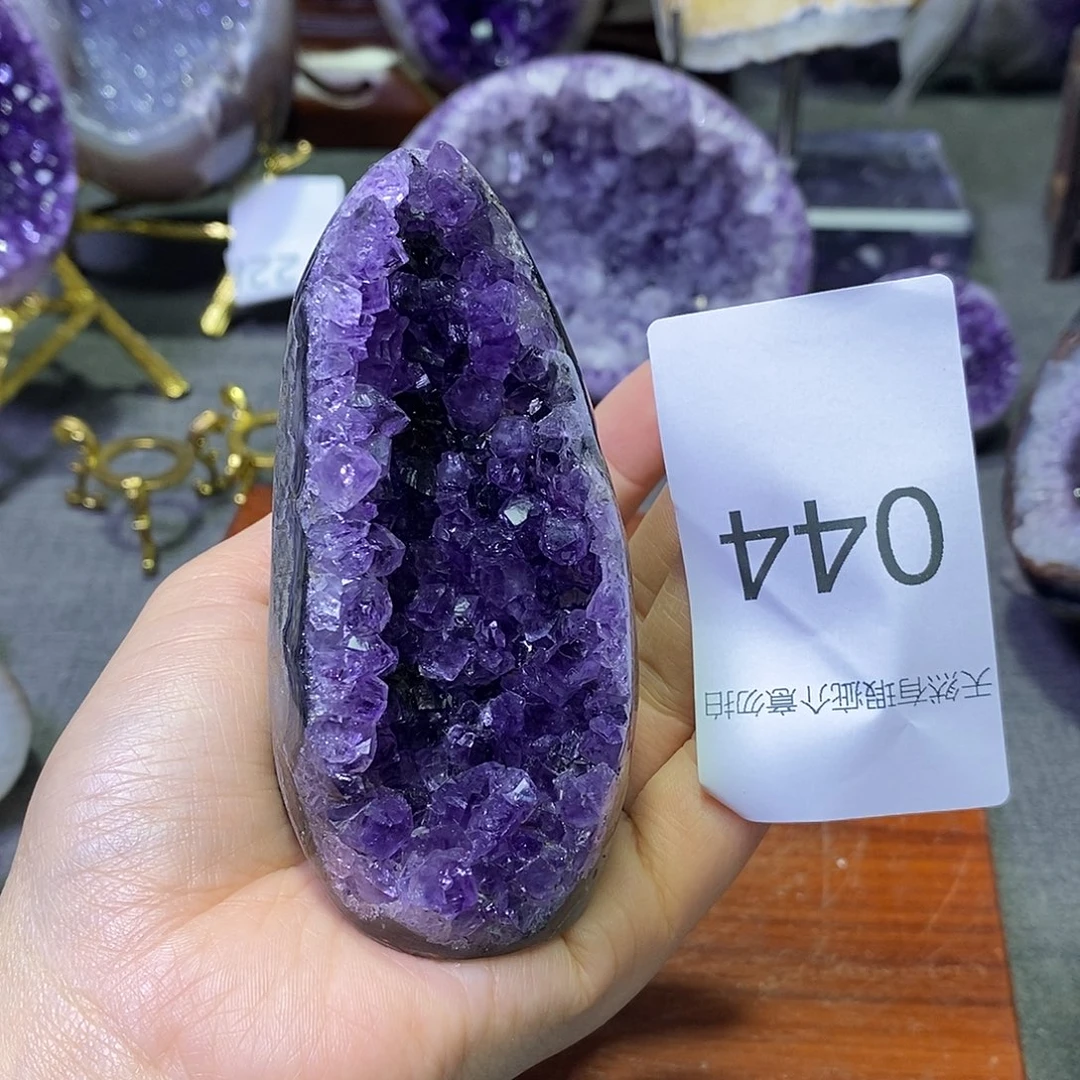 紫晶珠宝半成品未镶嵌