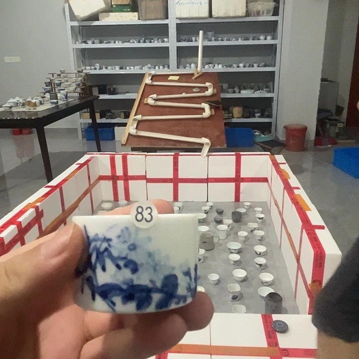 爱***河景德镇手工手绘陶瓷茶具
