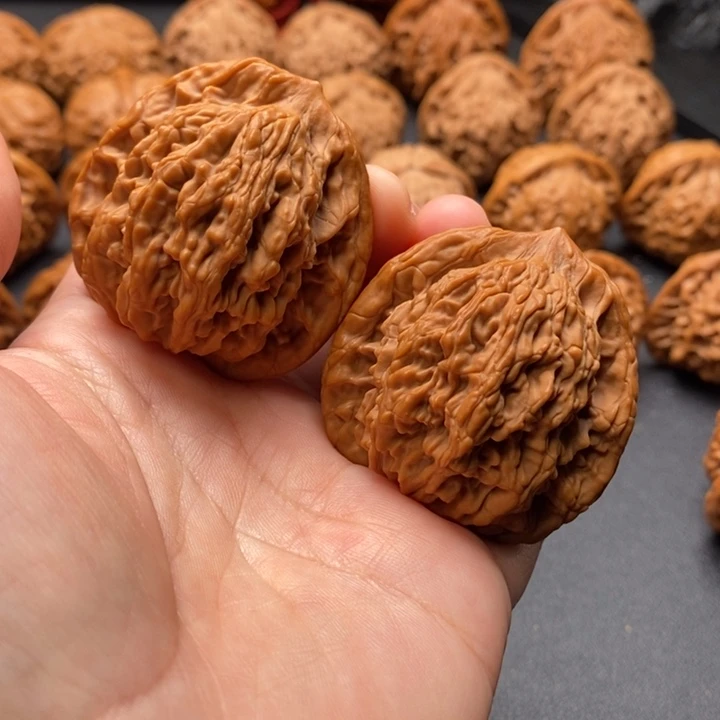 把件文玩核桃44虎头