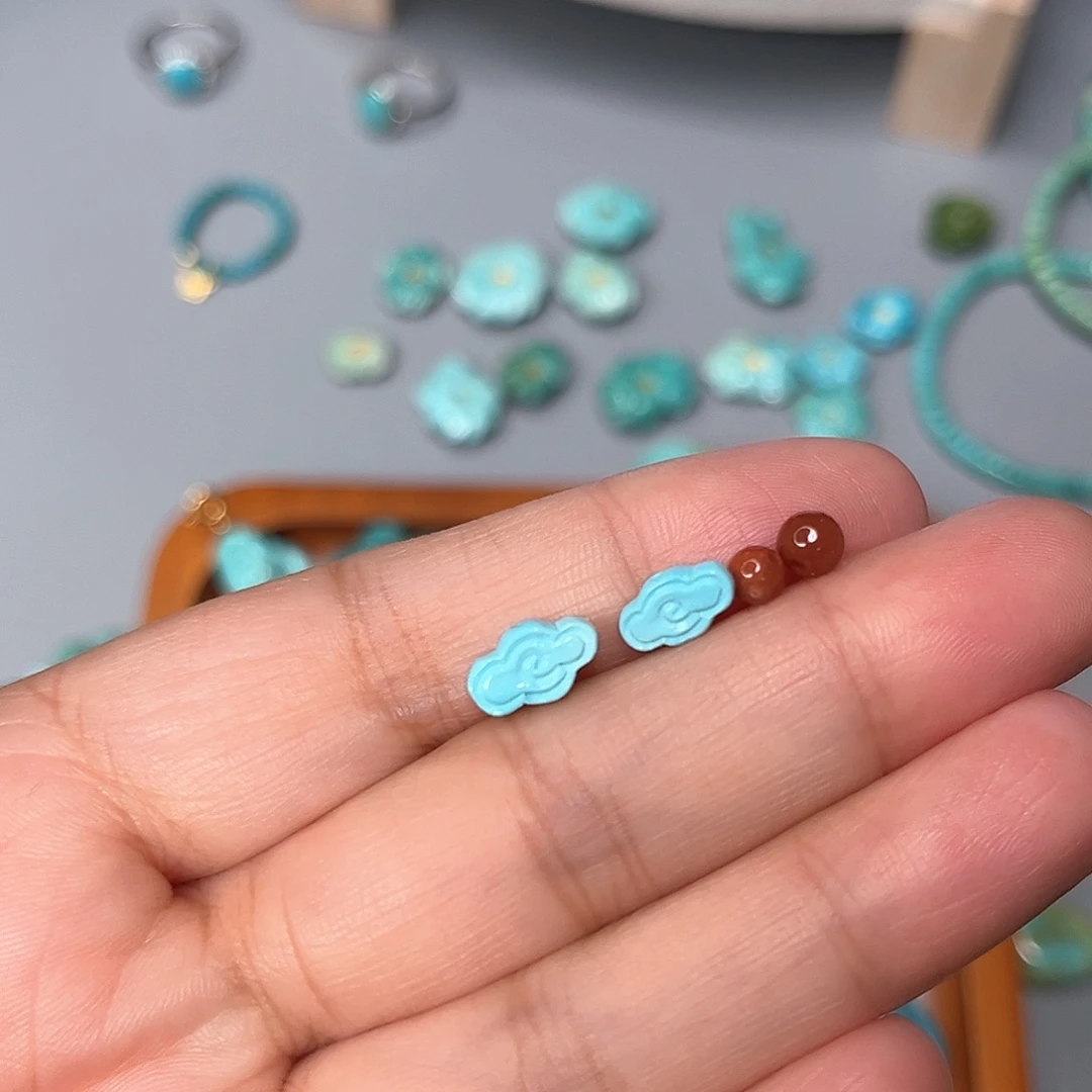 南红玛瑙未镶嵌珠宝半成品