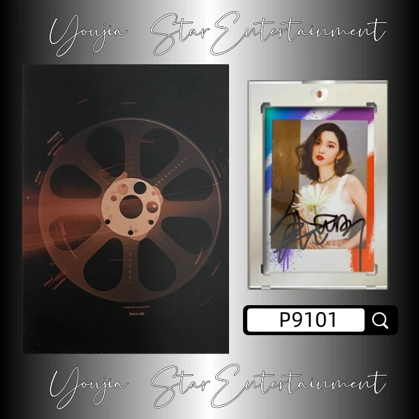 P9101【唐艺昕】正品拍立得照片 涂鸦边框