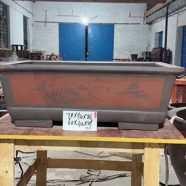 紫砂花盆紫砂花盆