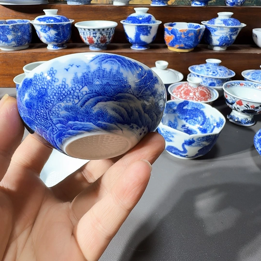 宗***鍇泥塑茶漏手工手绘