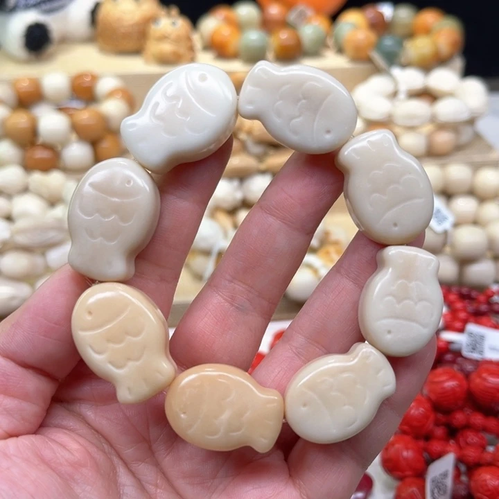 菩提根/象牙果手串象牙果微瑕小比目鱼1-19-111