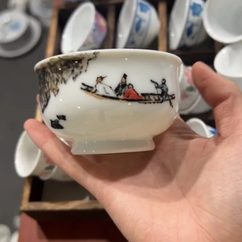 醴陵釉下手绘120毫升