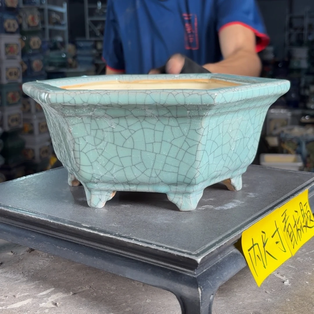 一风堂石湾花盆 内21*9微瑕