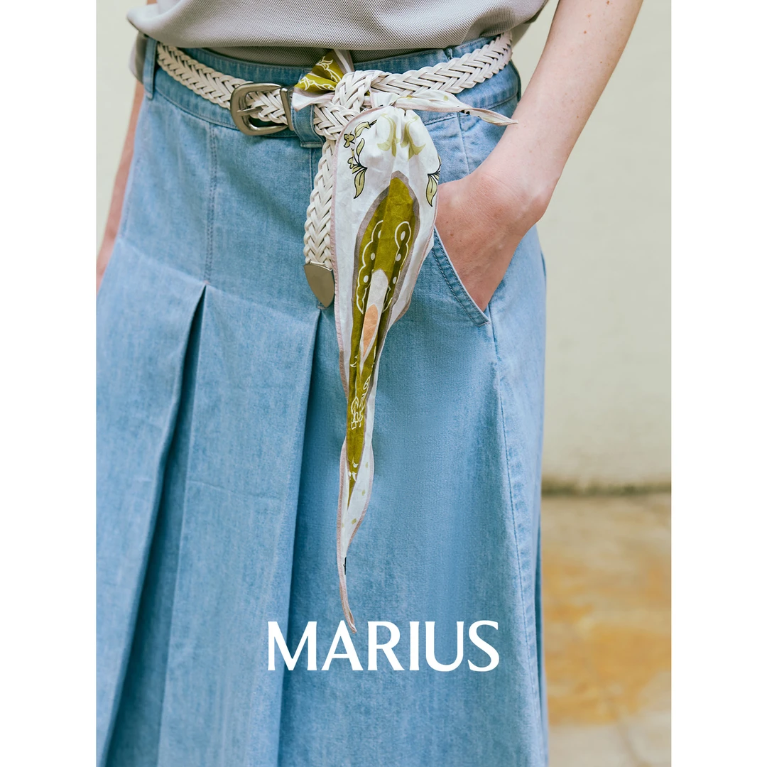 MARIUS生命之树系列丨复古美学天然纤维氛围感春夏花草腰果小方巾