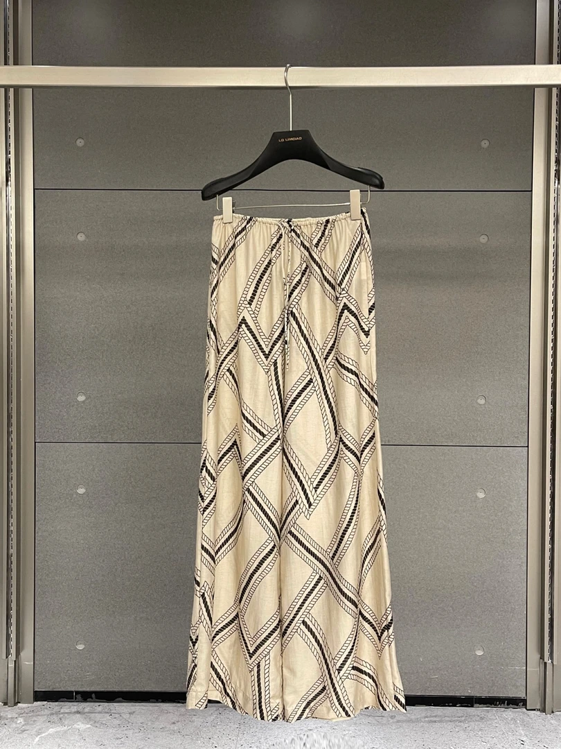 【南油徐哥】通勤风设计师款麻花色休闲长裤AD0407