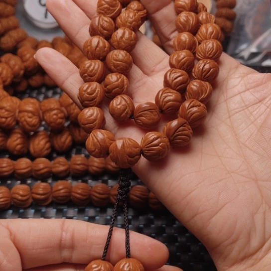 桃核手串龙纹桃核