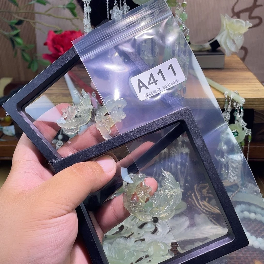 天****蛇纹石玉未镶嵌发饰