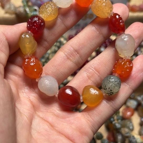 合金手链玛瑙/玉髓