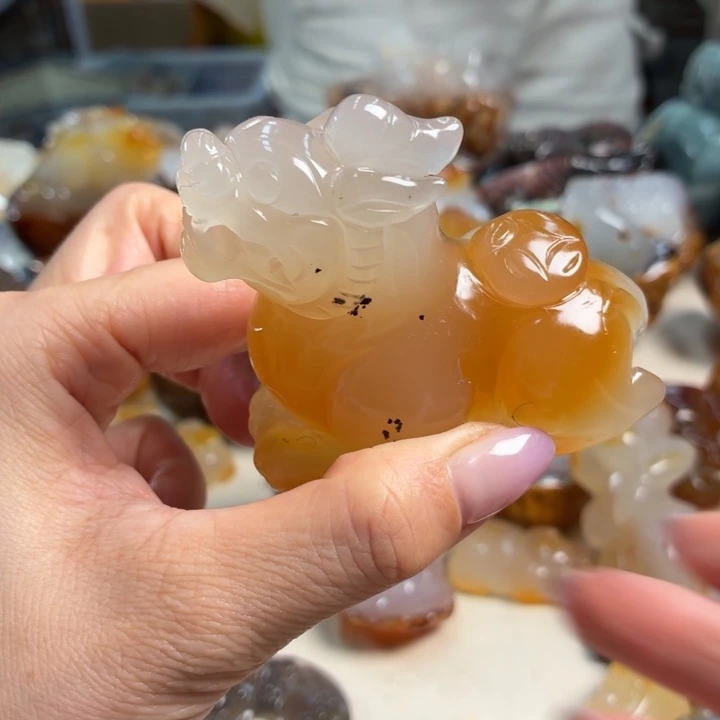 玛瑙/玉髓未镶嵌吊坠(不含链)