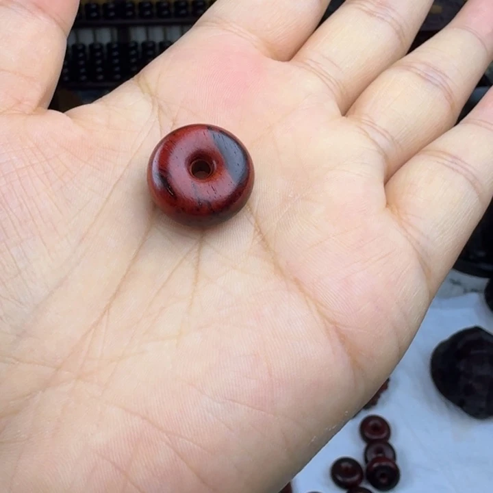 记***忆檀香紫檀（小叶紫檀）印度小叶紫檀野生老料小平安扣
