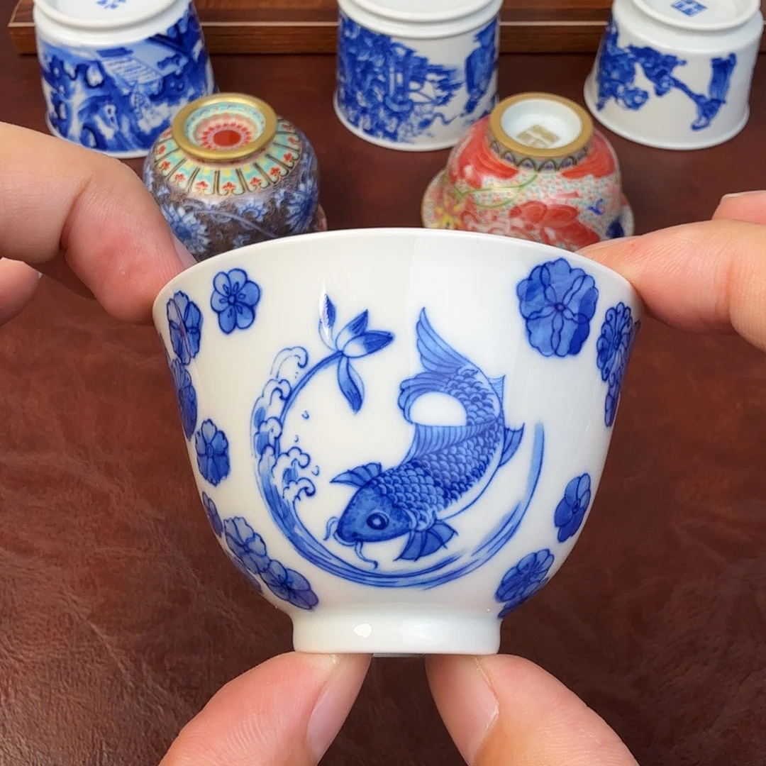 现代景德镇全手工全手绘茶具