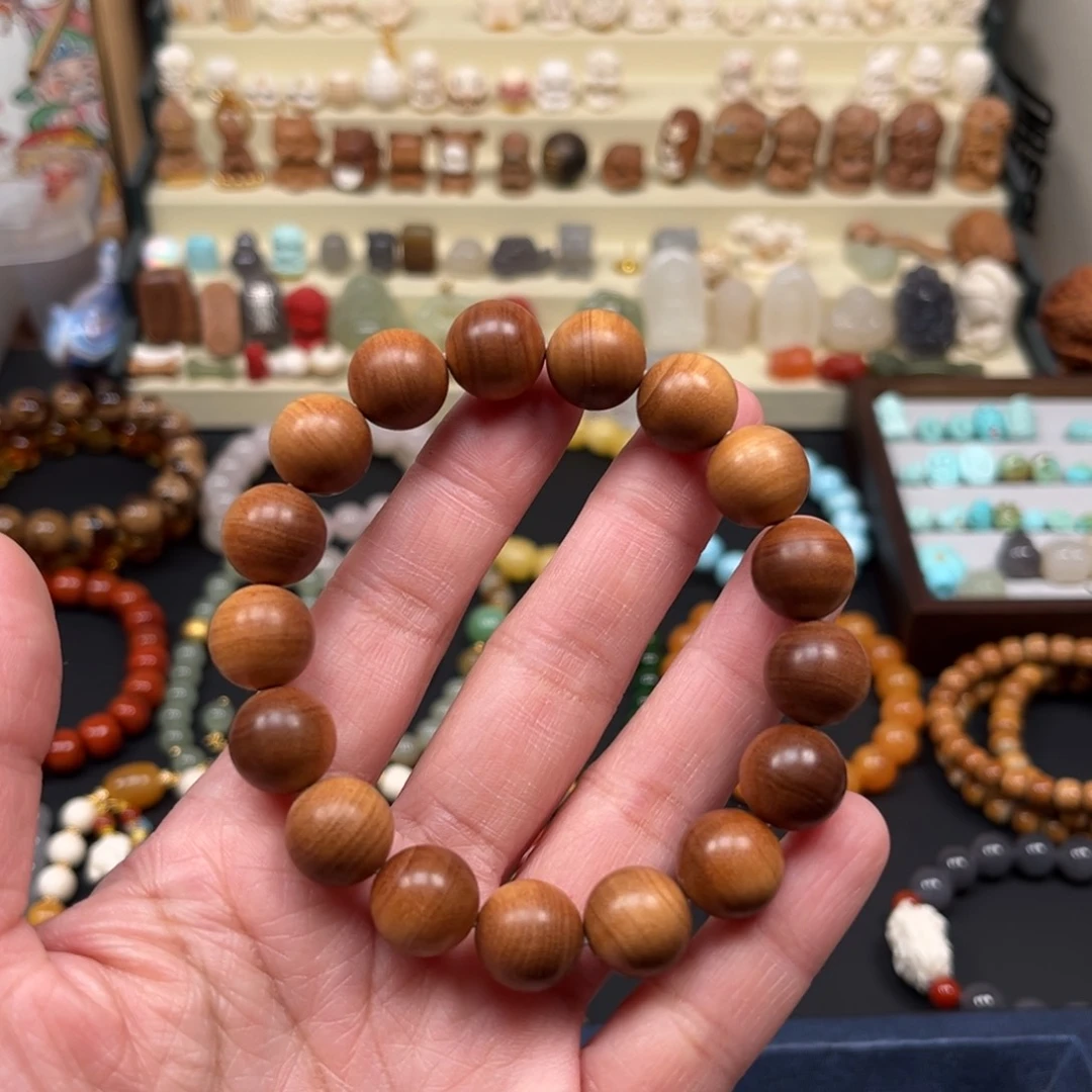 檀香木手串/手链瑜单圈手串