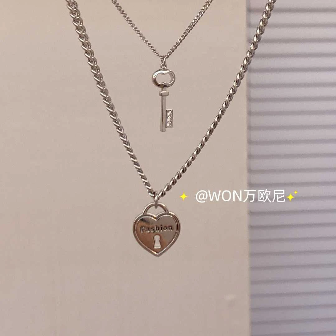 铜合金项链 CHANGE x 解开心扉项链 百搭小众个性 弧X122