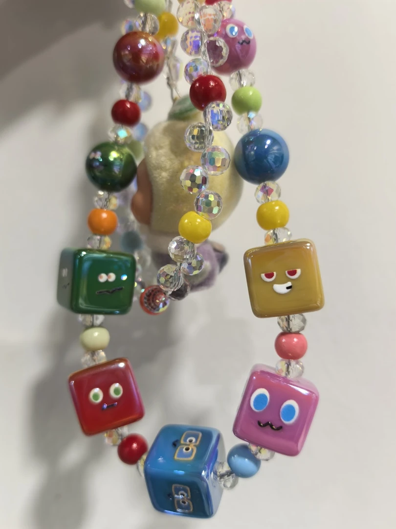 【海家】B010 实色印花马贝2.5直孔圆珠16MM