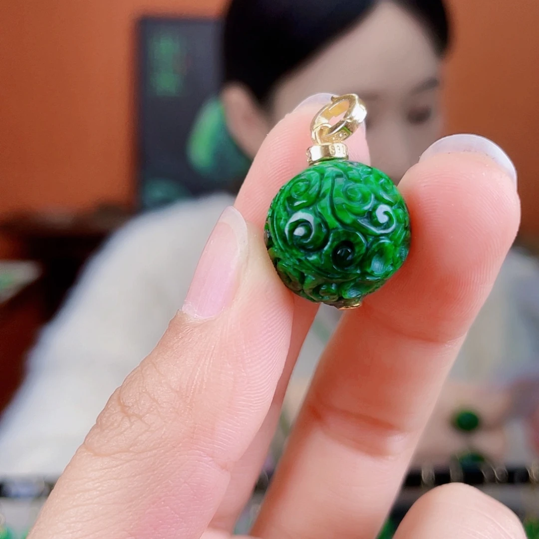 翡翠未镶嵌耳饰饰品