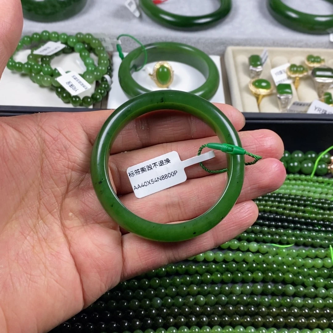 和田玉（碧玉）手镯未镶嵌@****?