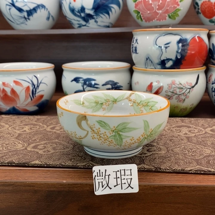 釉下老陶泥手工绘制