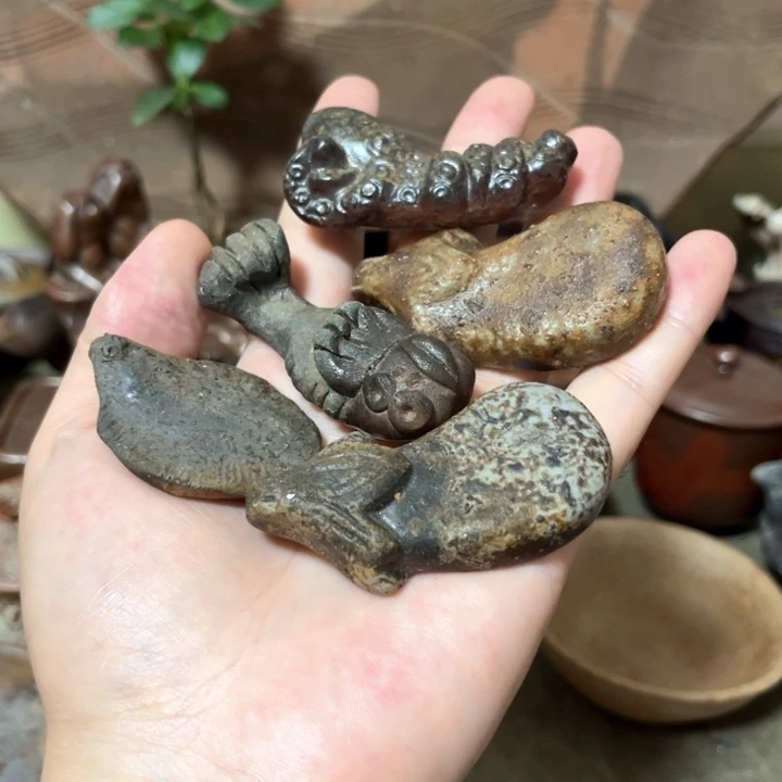 瓷片备前。         小件