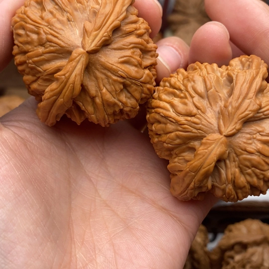 把件文玩核桃407号49精配白狮子