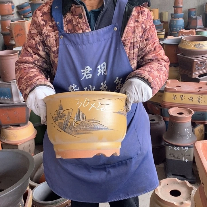 紫砂花盆紫砂花盆