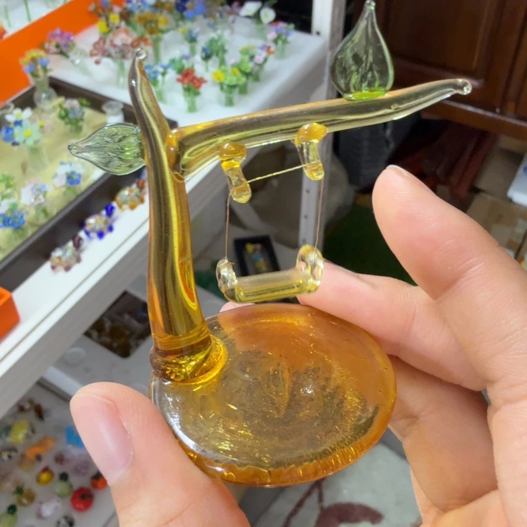 琉璃手工艺品小秋千