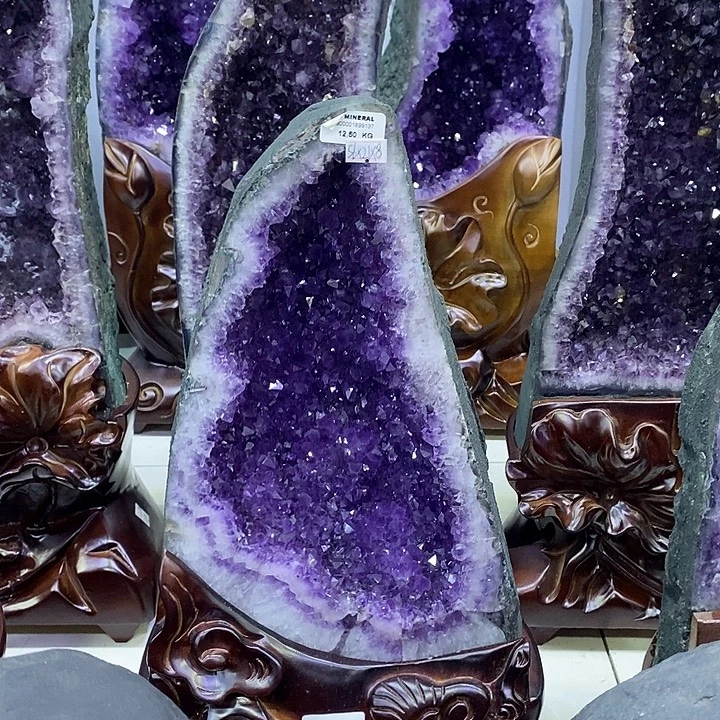 紫晶珠宝半成品未镶嵌427