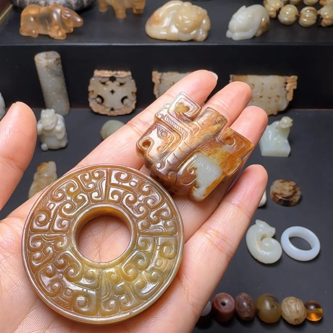 和田玉吊坠(不含链)未镶嵌6****9