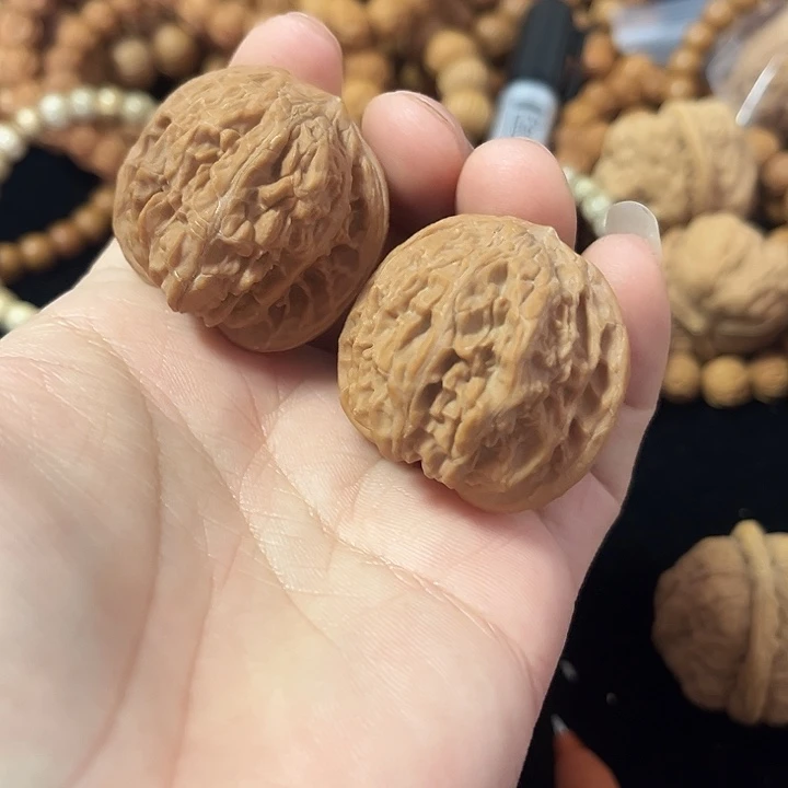 把件文玩核桃38左右磨盘，编号006