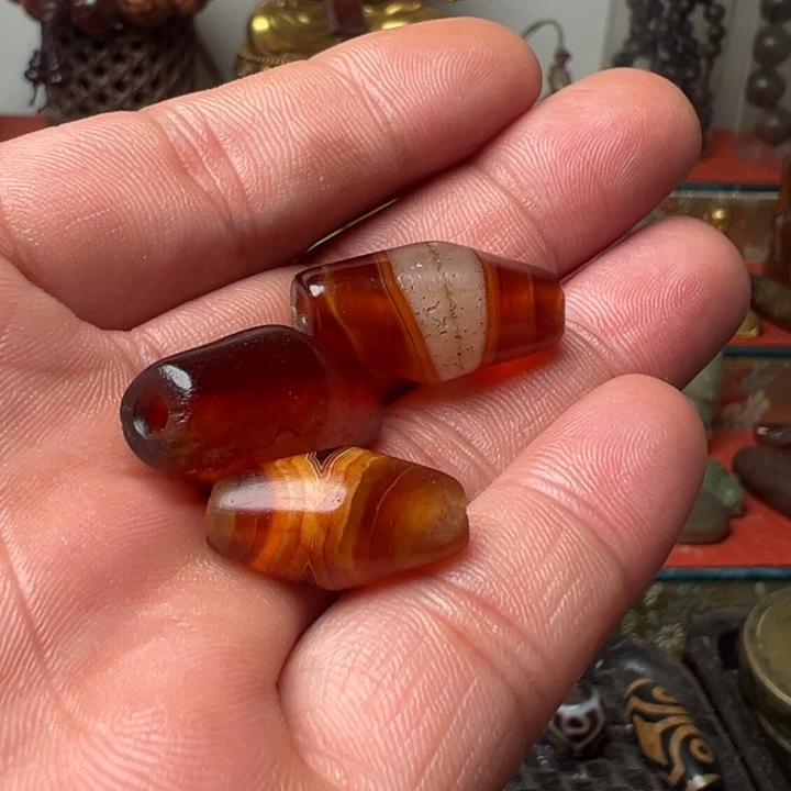 寒***影玛瑙/玉髓合金自家淘到货