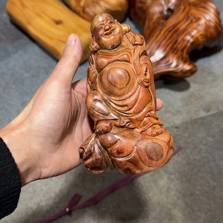 天***清黄花梨/降香黄檀全陈化老料把件