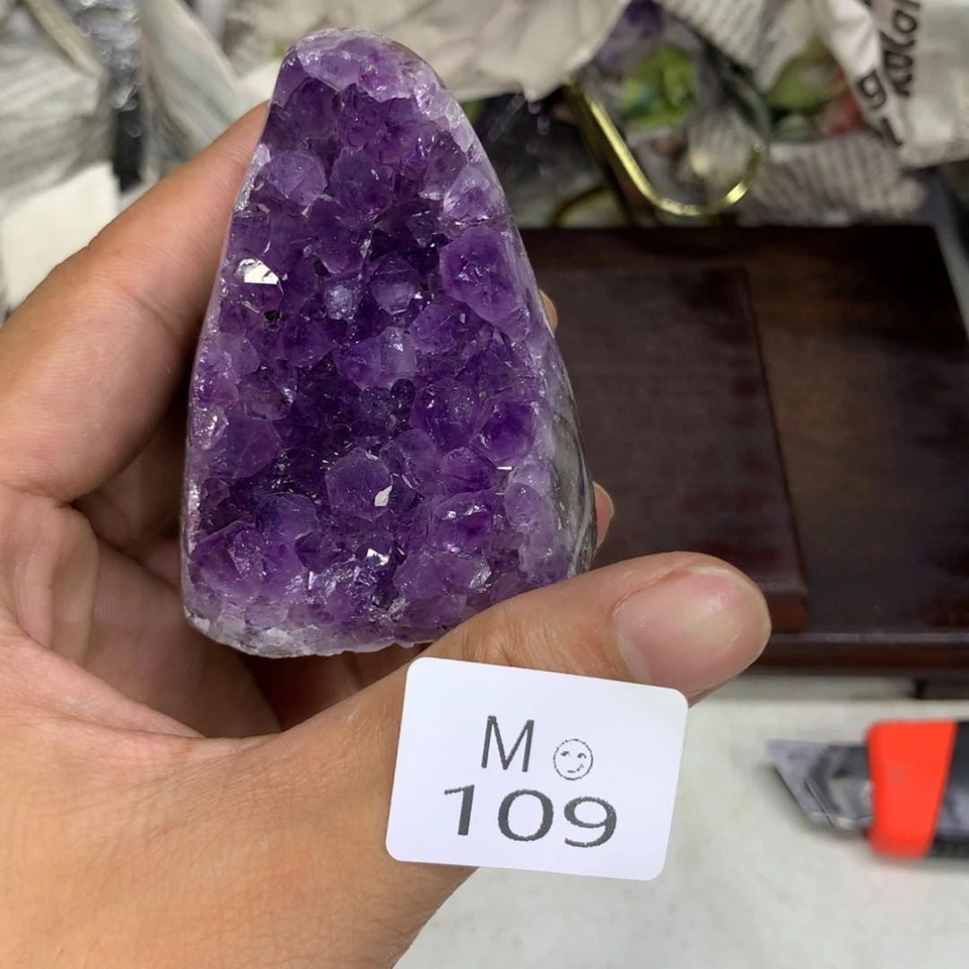 紫晶摆件未镶嵌水晶
