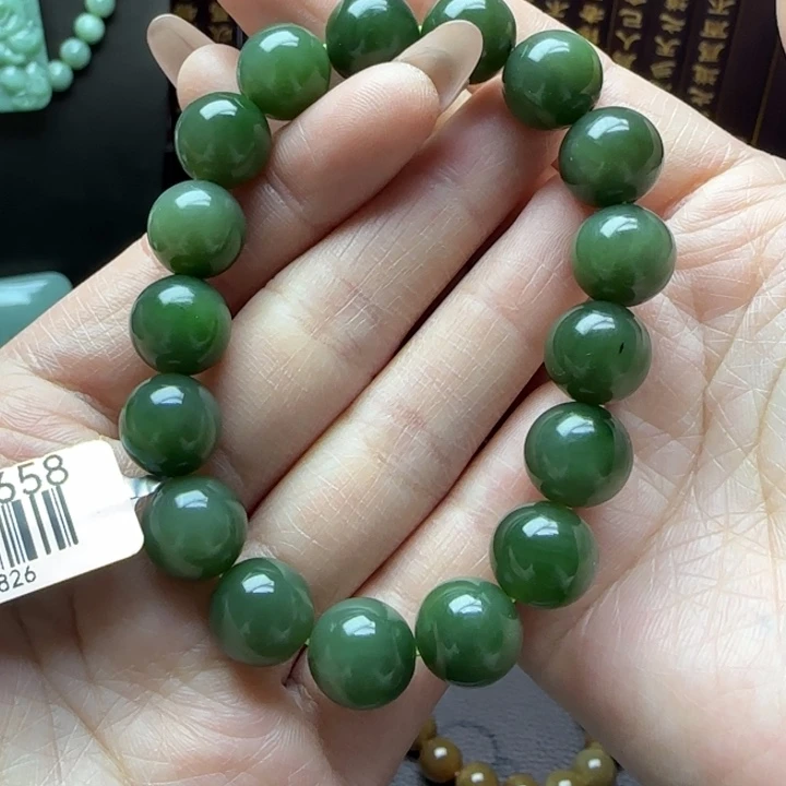 和田玉（碧玉）手串未镶嵌