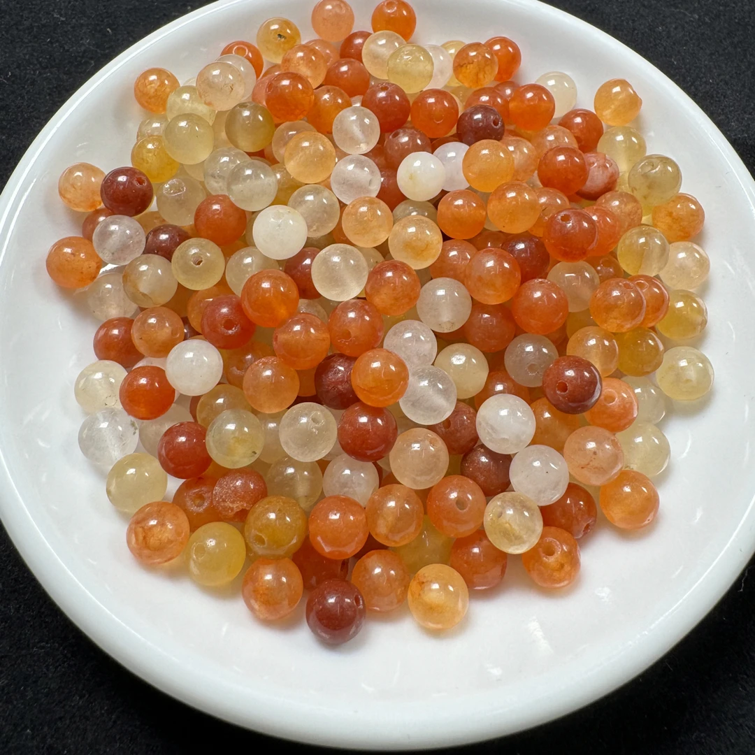 新疆金丝圆珠N200卡4mm60颗（赠弹力线）