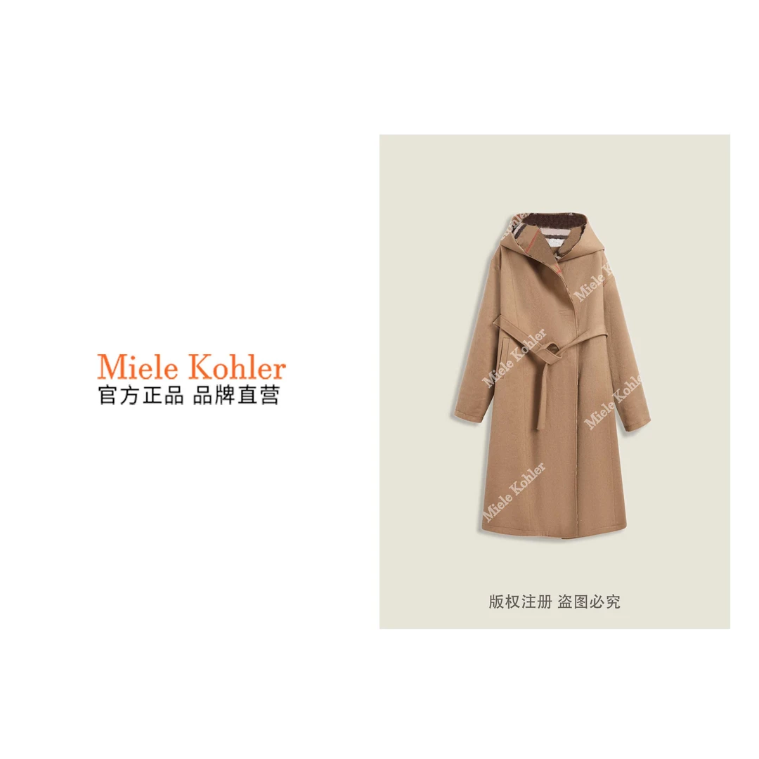 设计感轻奢收腰绵羊毛双面穿外套MKKQ86779【澳门小源同款】